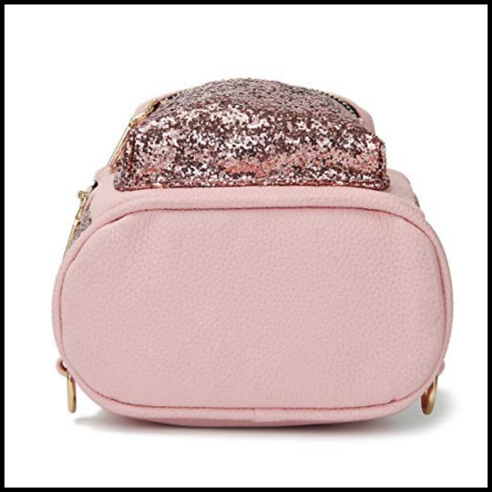 PU Leather Mini Backpack Convertible Crossbody Ch… - image 5